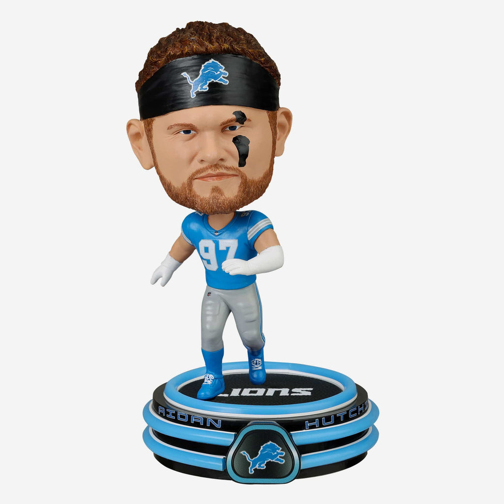 Aidan Hutchinson Detroit Lions LED Neon Bighead Bobblehead FOCO - FOCO.com