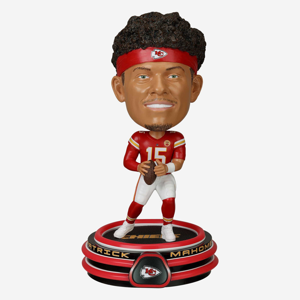 Patrick Mahomes Kansas City Chiefs LED Neon Bighead Bobblehead FOCO - FOCO.com