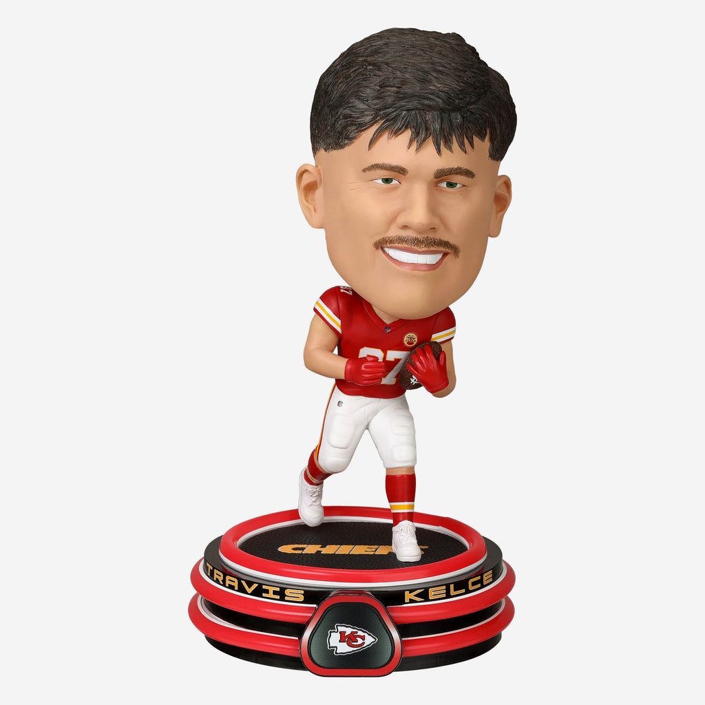 Travis Kelce Kansas City Chiefs LED Neon Bighead Bobblehead FOCO - FOCO.com