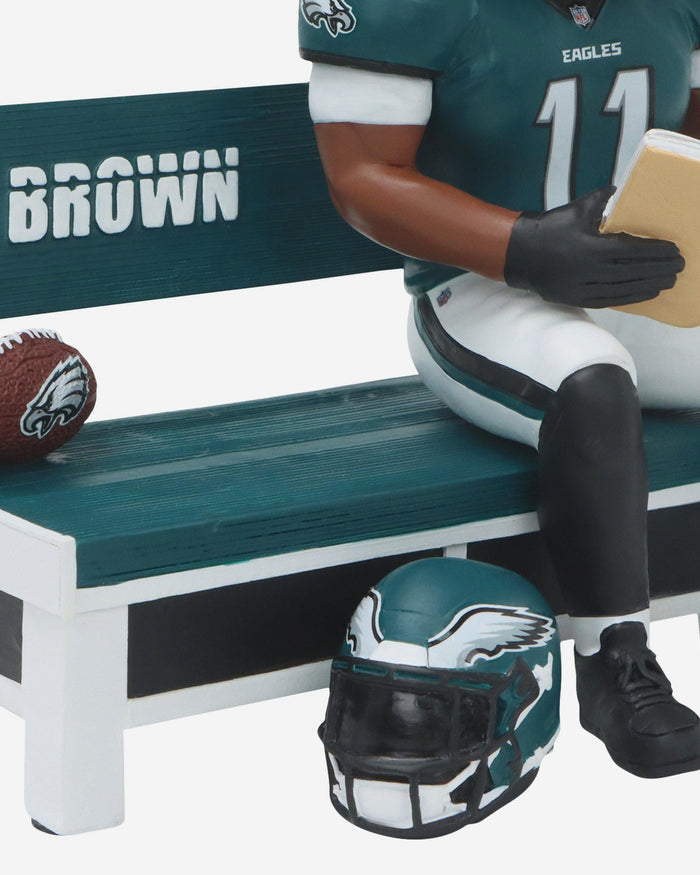 AJ Brown Philadelphia Eagles Wild Card Sideline Book Club Bobblehead FOCO - FOCO.com