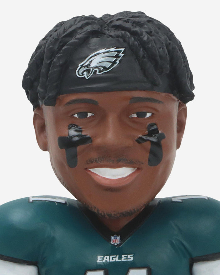 AJ Brown Philadelphia Eagles Wild Card Sideline Book Club Bobblehead FOCO - FOCO.com