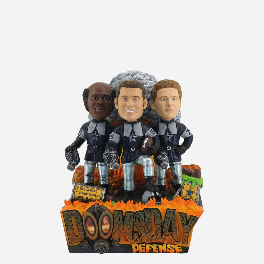 Dallas Cowboys Doomsday Defense Mini Bobblehead Scene FOCO - FOCO.com