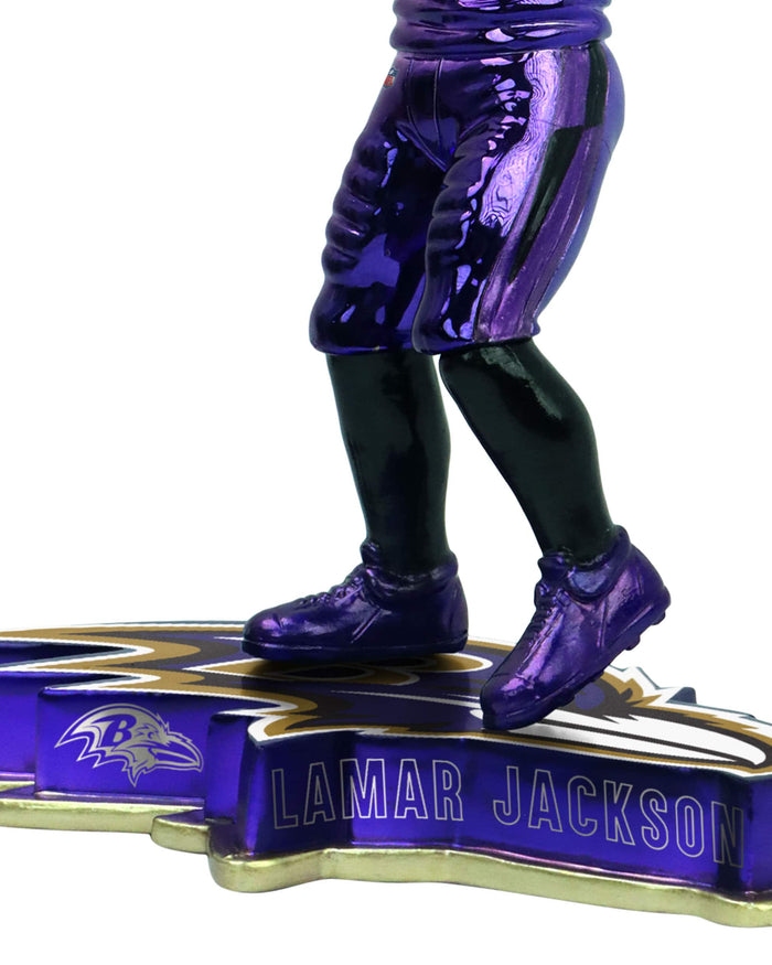 Lamar Jackson Baltimore Ravens Electroplated Edition Bobblehead