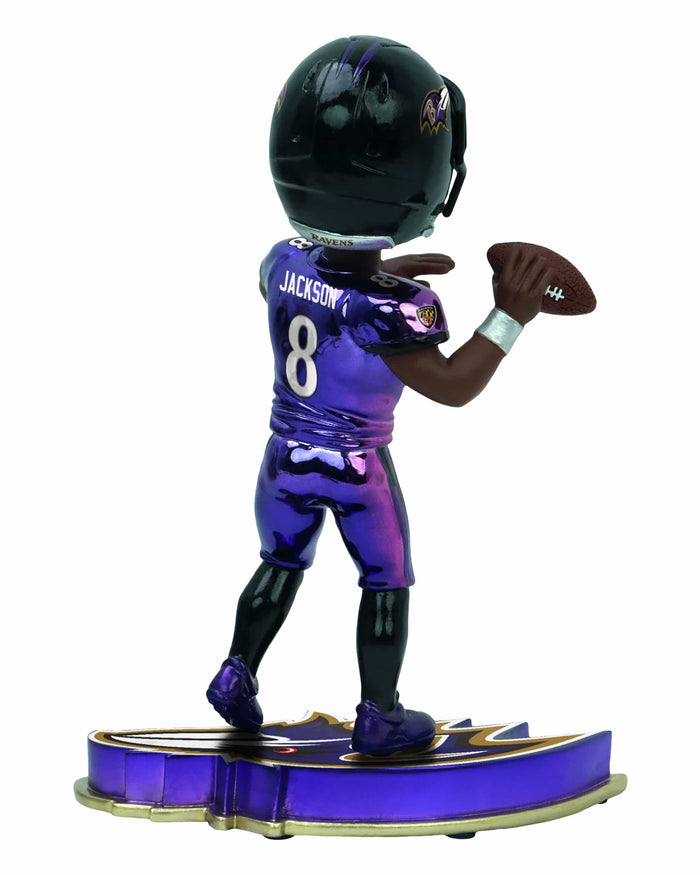Lamar Jackson Baltimore Ravens Electroplated Edition Bobblehead