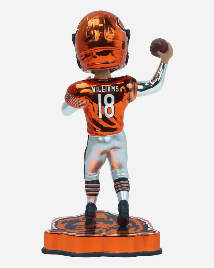 Caleb Williams Chicago Bears Electroplated Edition Bobblehead FOCO - FOCO.com