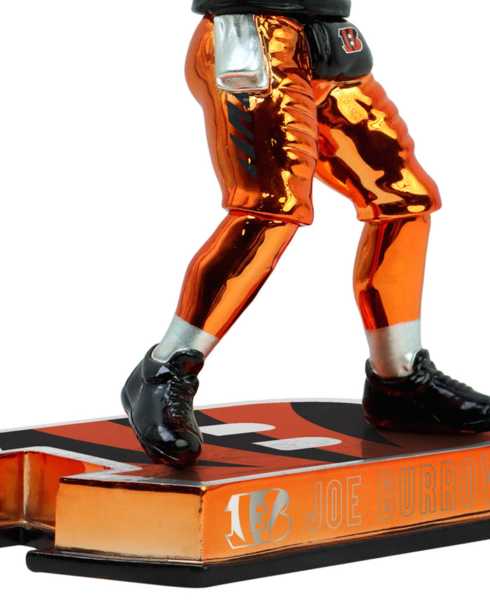 Joe Burrow Cincinnati Bengals Electroplated Edition Bobblehead