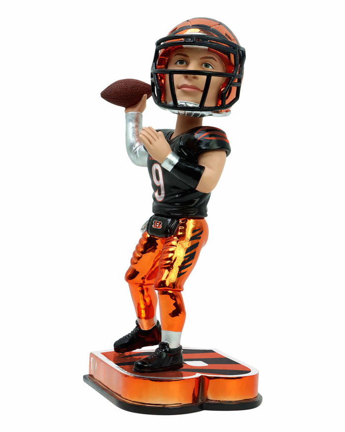 Joe Burrow Cincinnati Bengals Electroplated Edition Bobblehead