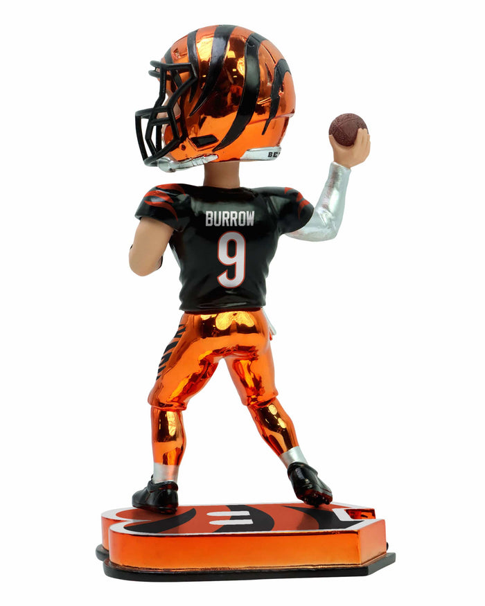 Joe Burrow Cincinnati Bengals Electroplated Edition Bobblehead