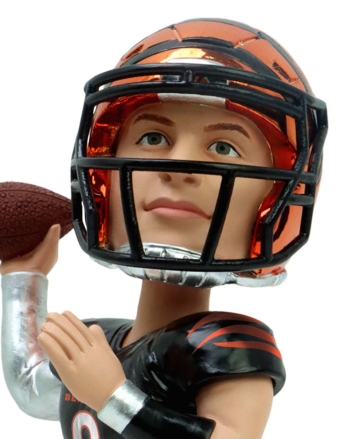 Joe Burrow Cincinnati Bengals Electroplated Edition Bobblehead