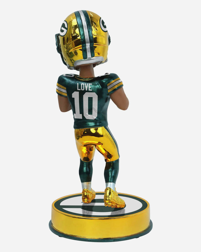 Jordan Love Green Bay Packers Electroplated Edition Bobblehead FOCO - FOCO.com