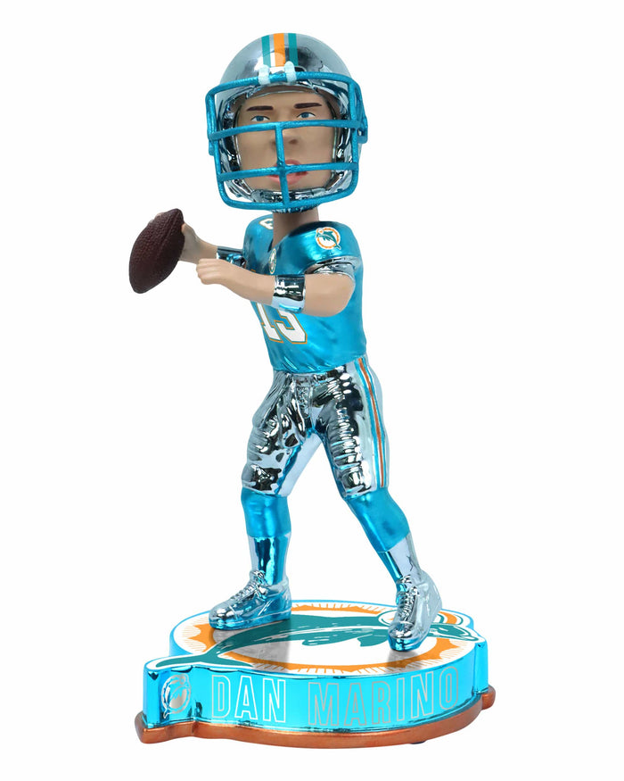Dan Marino Miami Dolphins Electroplate Edition Bobblehead FOCO - FOCO.com