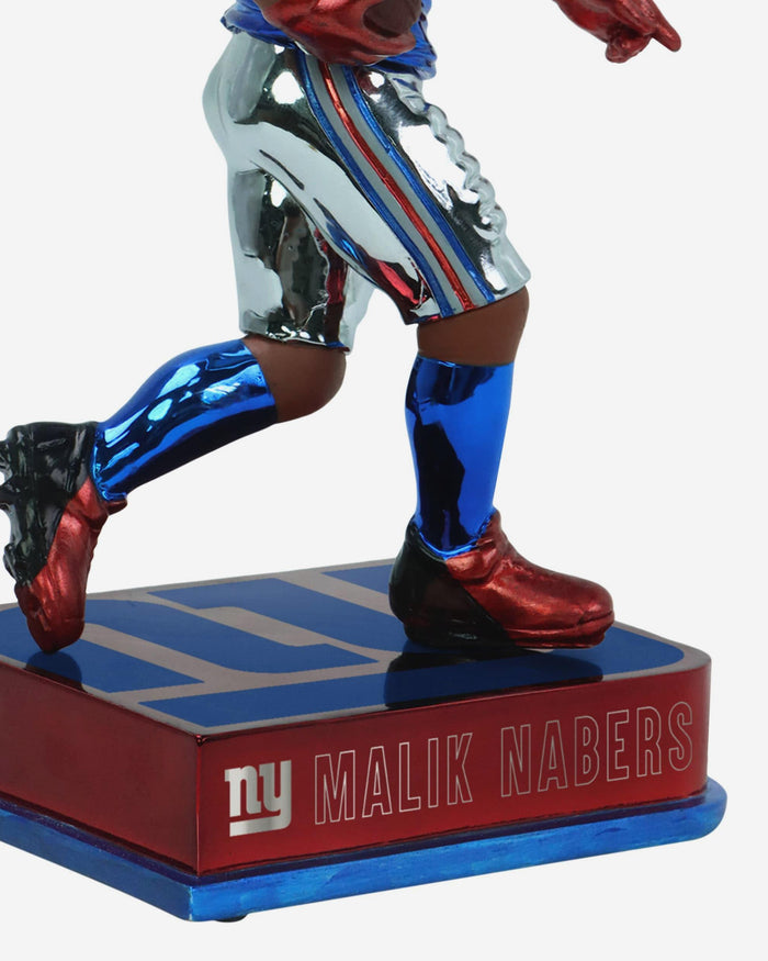 Malik Nabers New York Giants Electroplated Edition Bobblehead FOCO - FOCO.com