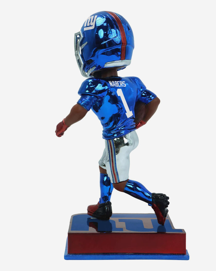 Malik Nabers New York Giants Electroplated Edition Bobblehead FOCO - FOCO.com