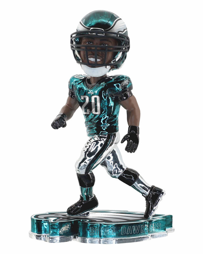 Brian Dawkins Philadelphia Eagles Electroplated Edition Bobblehead FOCO - FOCO.com