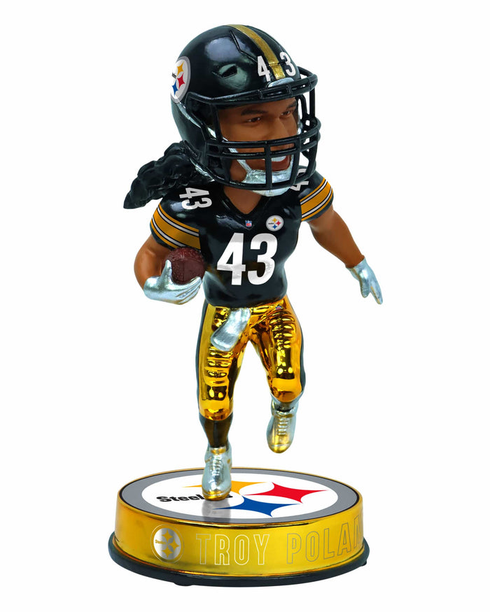 Troy Polamalu Pittsburgh Steelers Electroplated Edition Bobblehead