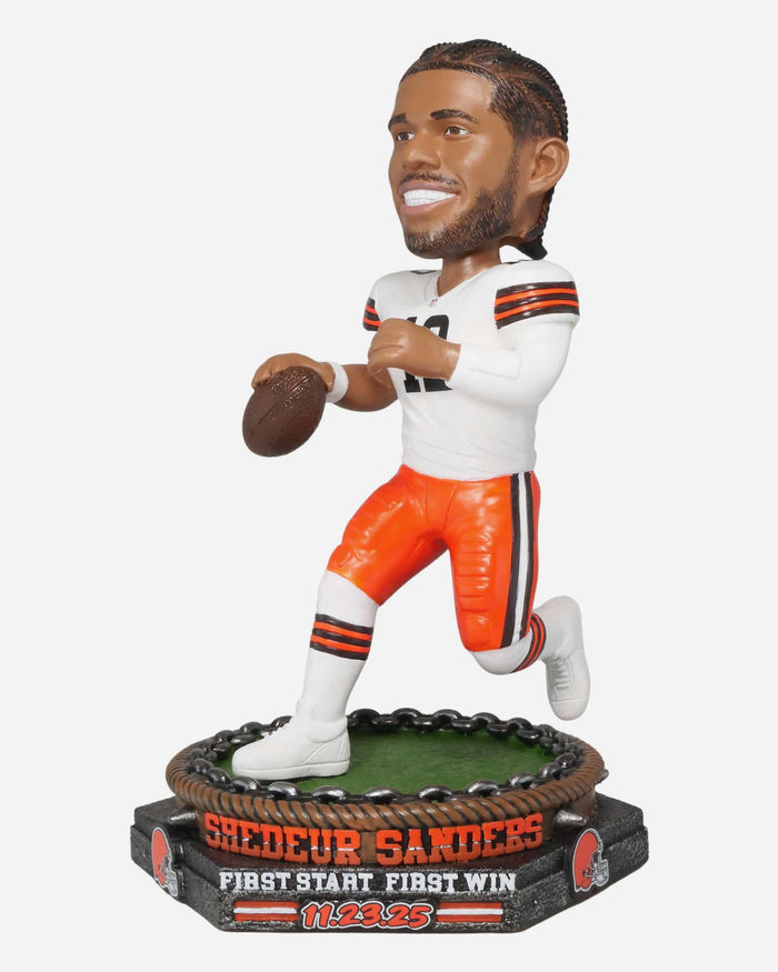 Shedeur Sanders Cleveland Browns First Career Start Win Bobblehead FOCO - FOCO.com