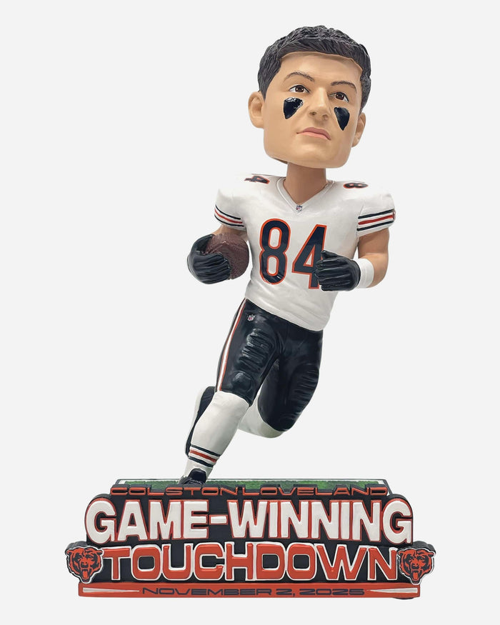 Colston Loveland Chicago Bears Game Winning Touchdown Bobblehead FOCO - FOCO.com