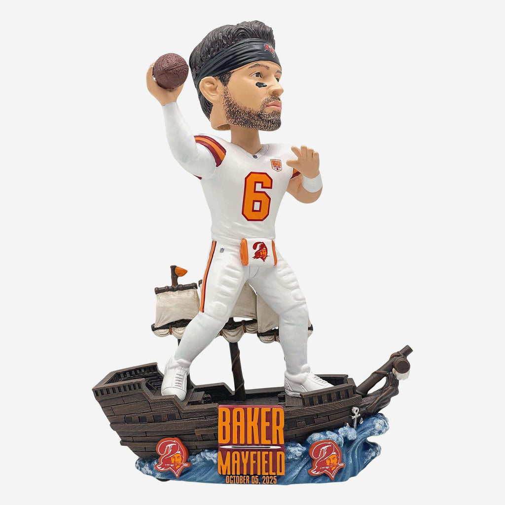 Baker Mayfield Tampa Bay Buccaneers Comeback Win Gamebreaker Bobblehead FOCO - FOCO.com