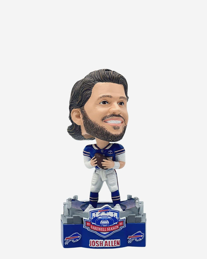 Josh Allen Buffalo Bills 2025 Highmark Stadium Farewell Season Mini Bighead Bobblehead FOCO - FOCO.com