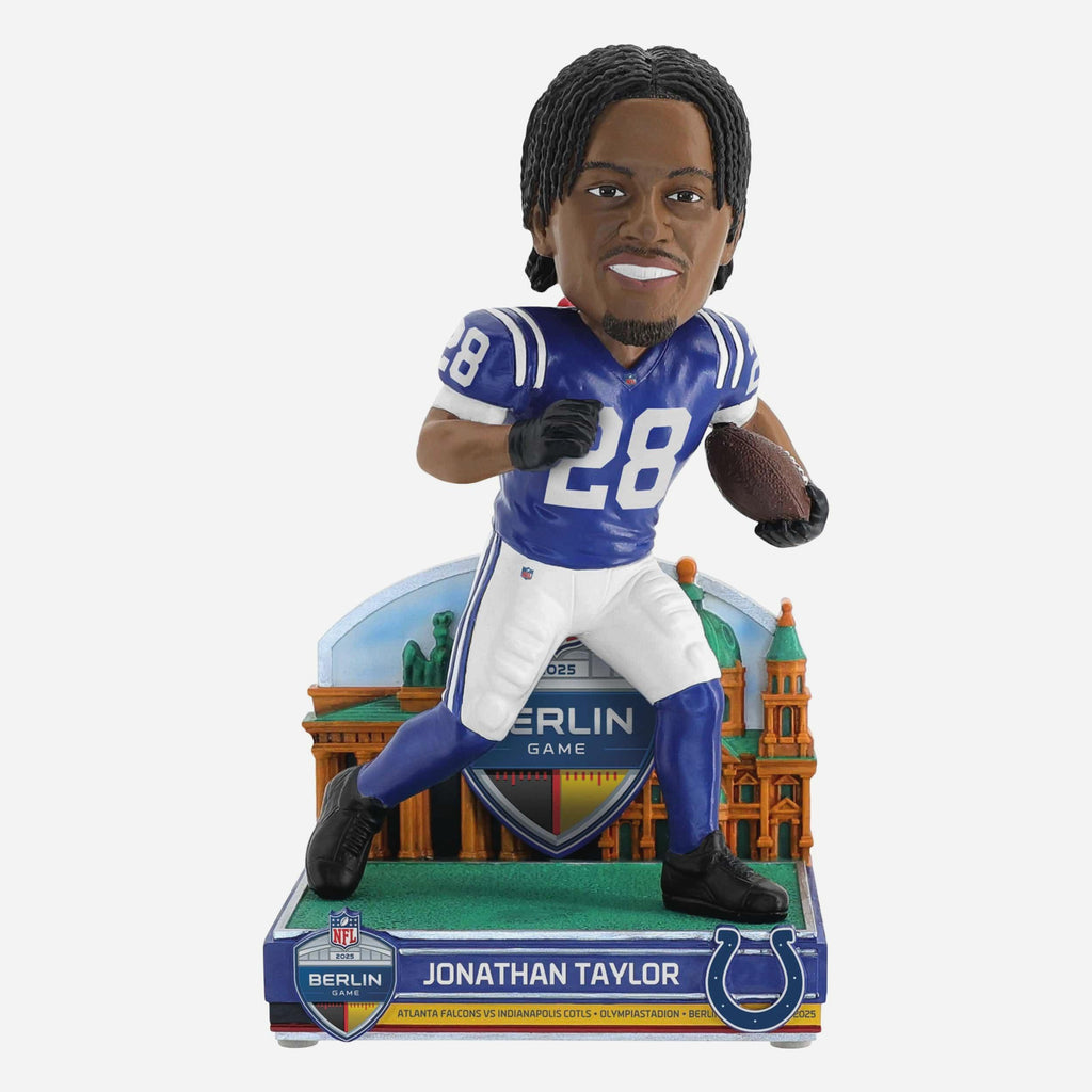 Jonathan Taylor Indianapolis Colts 2025 NFL International Game Bobblehead FOCO - FOCO.com