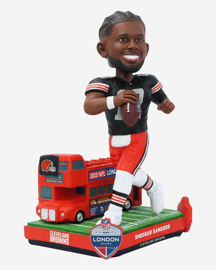 Shedeur Sanders Cleveland Browns 2025 NFL International Game Bobblehead FOCO - FOCO.com