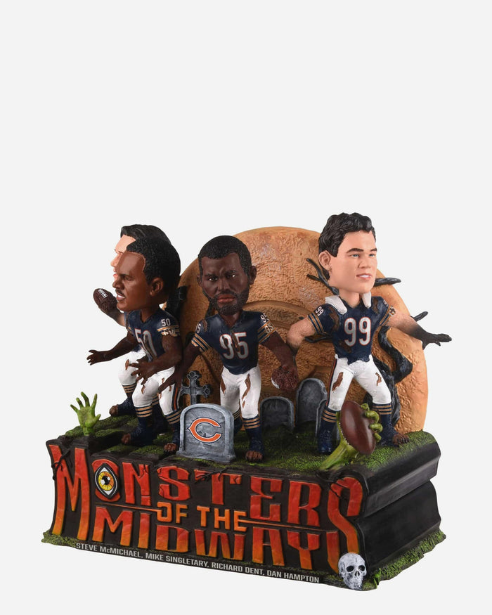 Chicago Bears Monsters of the Midway Defense Mini Bobblehead Scene FOCO - FOCO.com