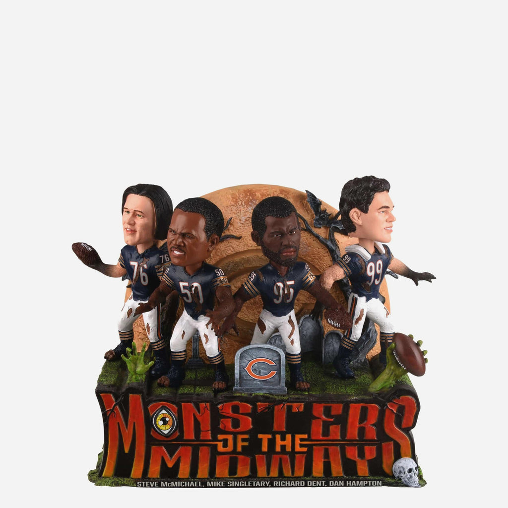 Chicago Bears Monsters of the Midway Defense Mini Bobblehead Scene FOCO - FOCO.com