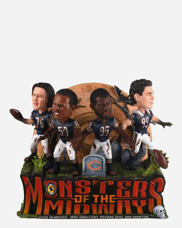 Chicago Bears Monsters of the Midway Defense Mini Bobblehead Scene FOCO - FOCO.com