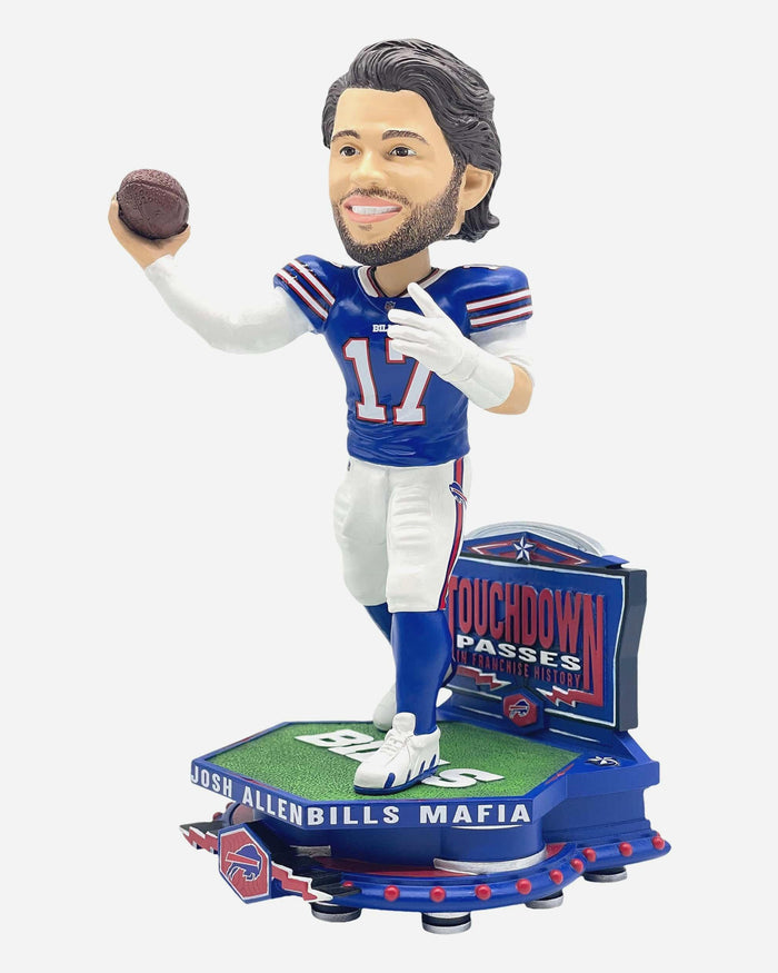 Josh Allen Buffalo Bills Franchise Postseason Touchdown Passing Record Bobblehead FOCO - FOCO.com