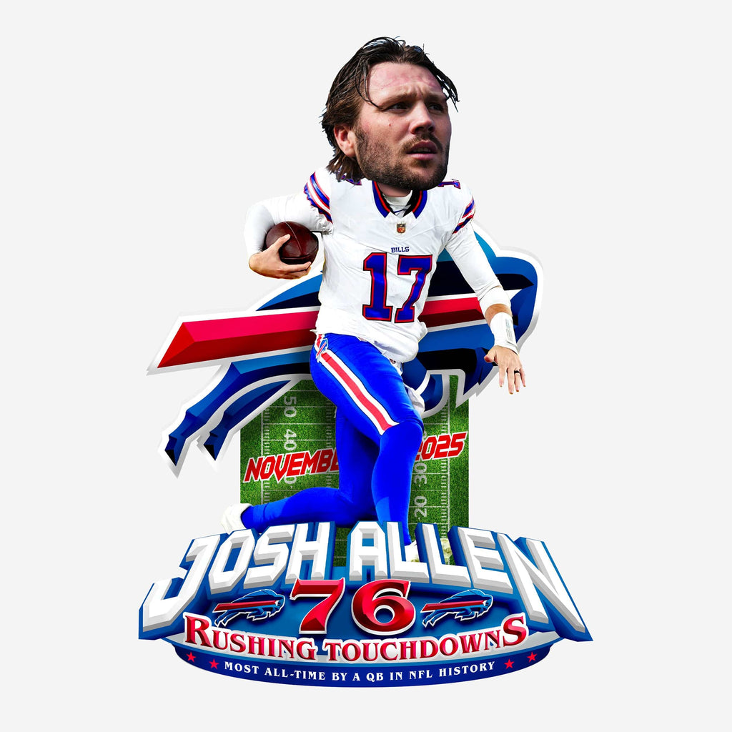 Josh Allen Buffalo Bills Nickname Bobblehead FOCO - FOCO.com