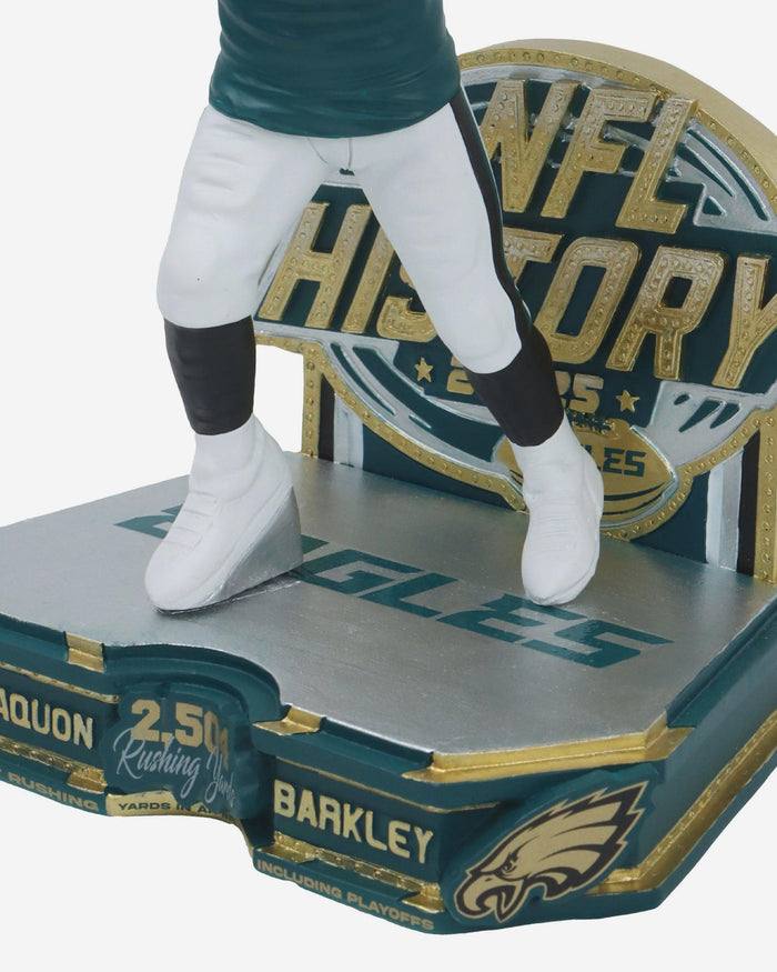 Saquon Barkley Philadelphia Eagles Single-Season Rushing Yards Record Bobblehead FOCO - FOCO.com