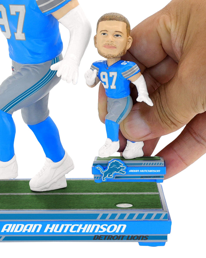 Aidan Hutchinson Detroit Lions Magnetized Bobble Dubblz Bobblehead FOCO - FOCO.com