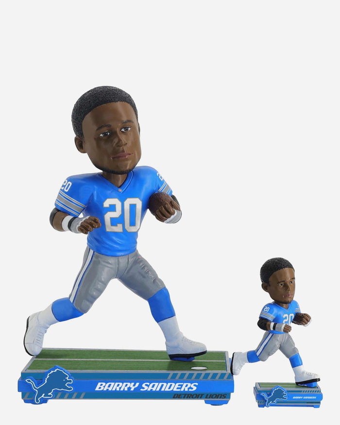 Barry Sanders Detroit Lions Magnetized Bobble Dubblz Bobblehead FOCO - FOCO.com