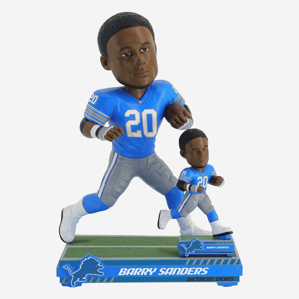 Barry Sanders Detroit Lions Magnetized Bobble Dubblz Bobblehead FOCO - FOCO.com