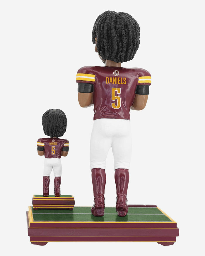 Jayden Daniels Washington Commanders Magnetized Bobble Dubblz Bobblehead FOCO - FOCO.com