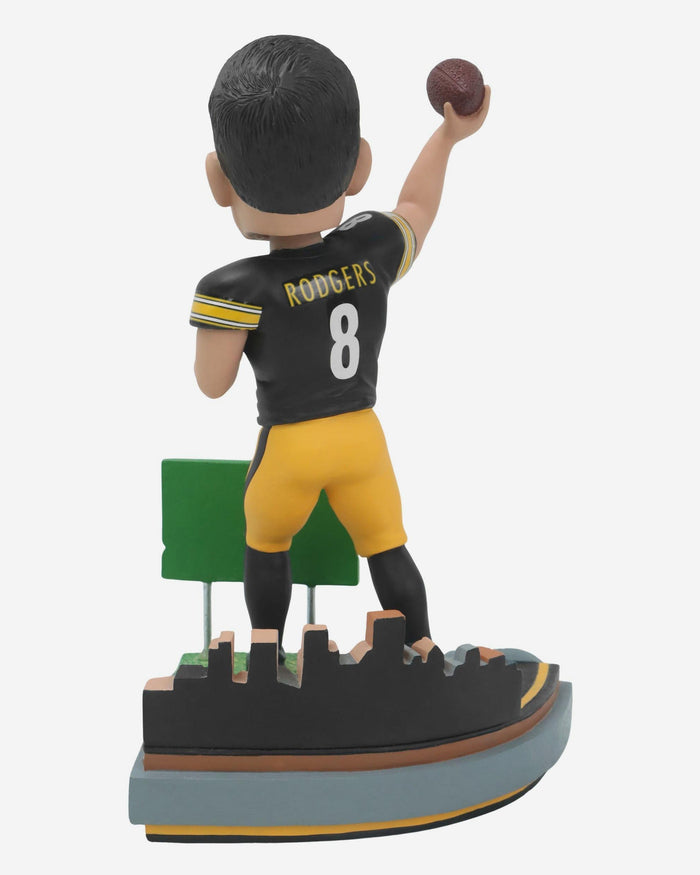 Aaron Rodgers Pittsburgh Steelers Next Stop Bobblehead FOCO - FOCO.com