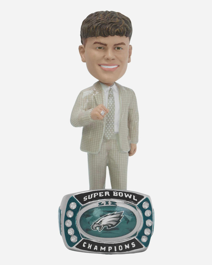 Cooper DeJean Philadelphia Eagles Ring Ceremony Ring Base Bobblehead FOCO - FOCO.com