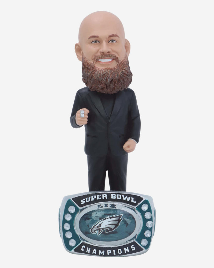 Lane Johnson Philadelphia Eagles Ring Ceremony Ring Base Bobblehead FOCO - FOCO.com