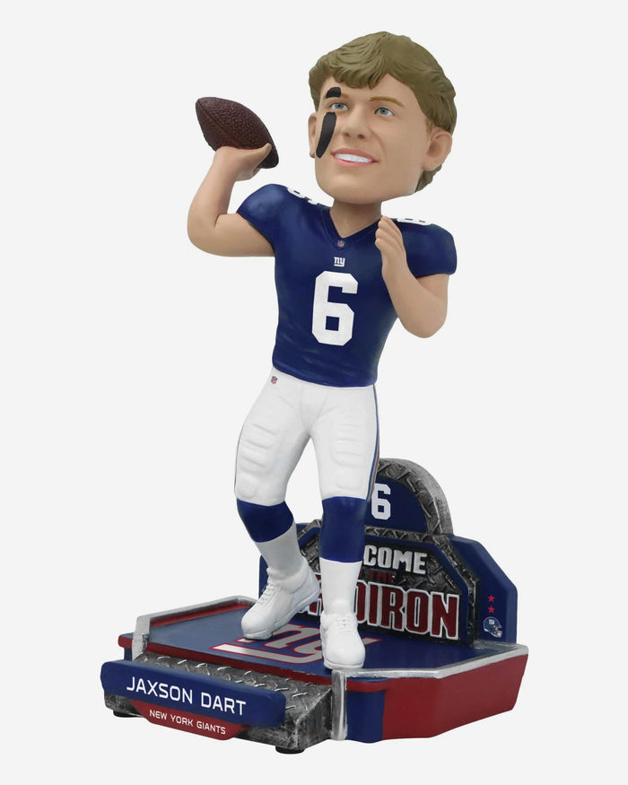 Jaxson Dart New York Giants 2025 Rookie Series Bobblehead FOCO - FOCO.com