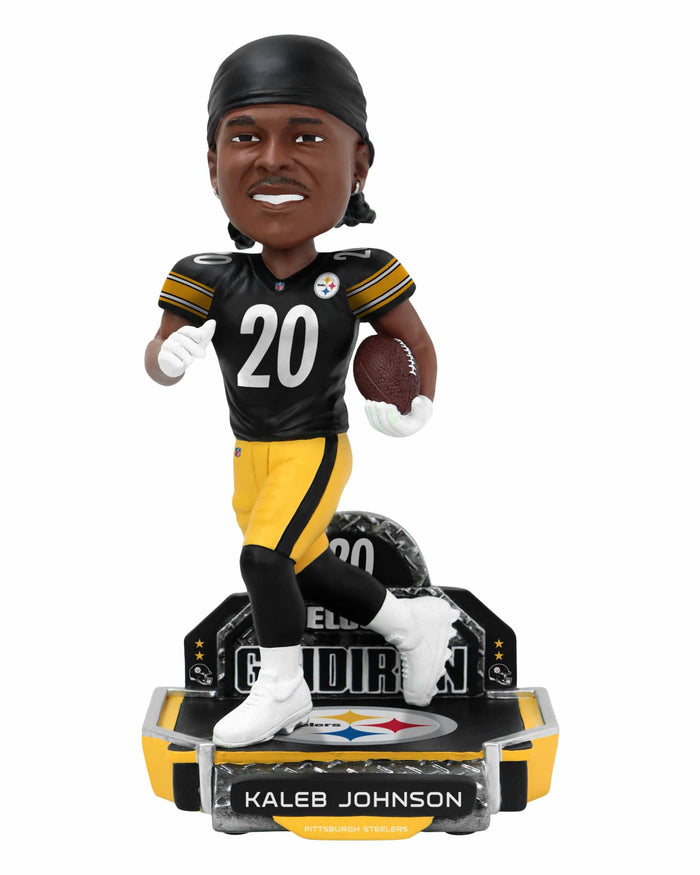 Kaleb Johnson Pittsburgh Steelers 2025 Rookie Series Bobblehead FOCO - FOCO.com