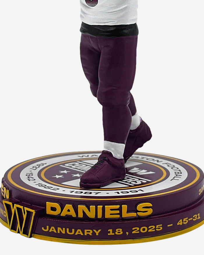 Jayden Daniels Washington Commanders 2024 NFL Playoffs Rookie Record Bighead Bobblehead FOCO - FOCO.com