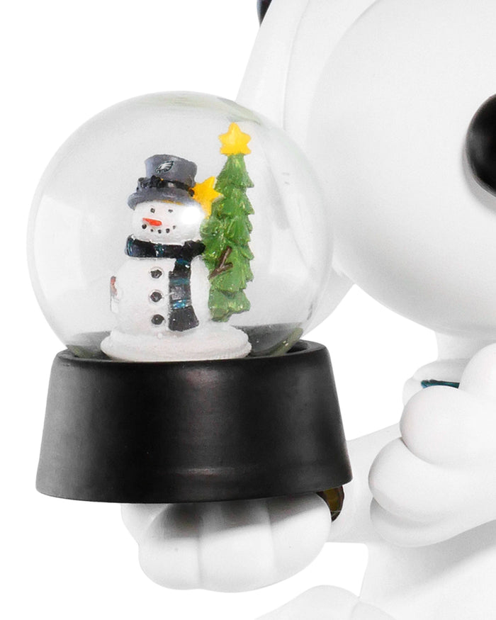 Philadelphia Eagles Snoopy Peanuts Snow Globe Bobblehead FOCO - FOCO.com