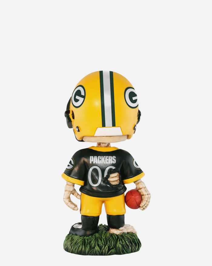Green Bay Packers Team Skull Mini Bobblehead FOCO - FOCO.com