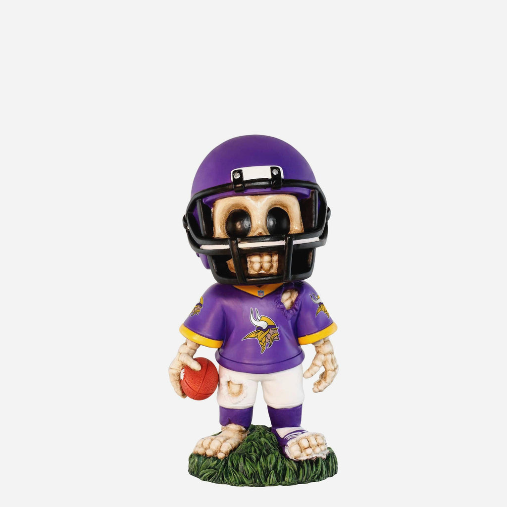 Minnesota Vikings Team Skull Mini Bobblehead FOCO - FOCO.com