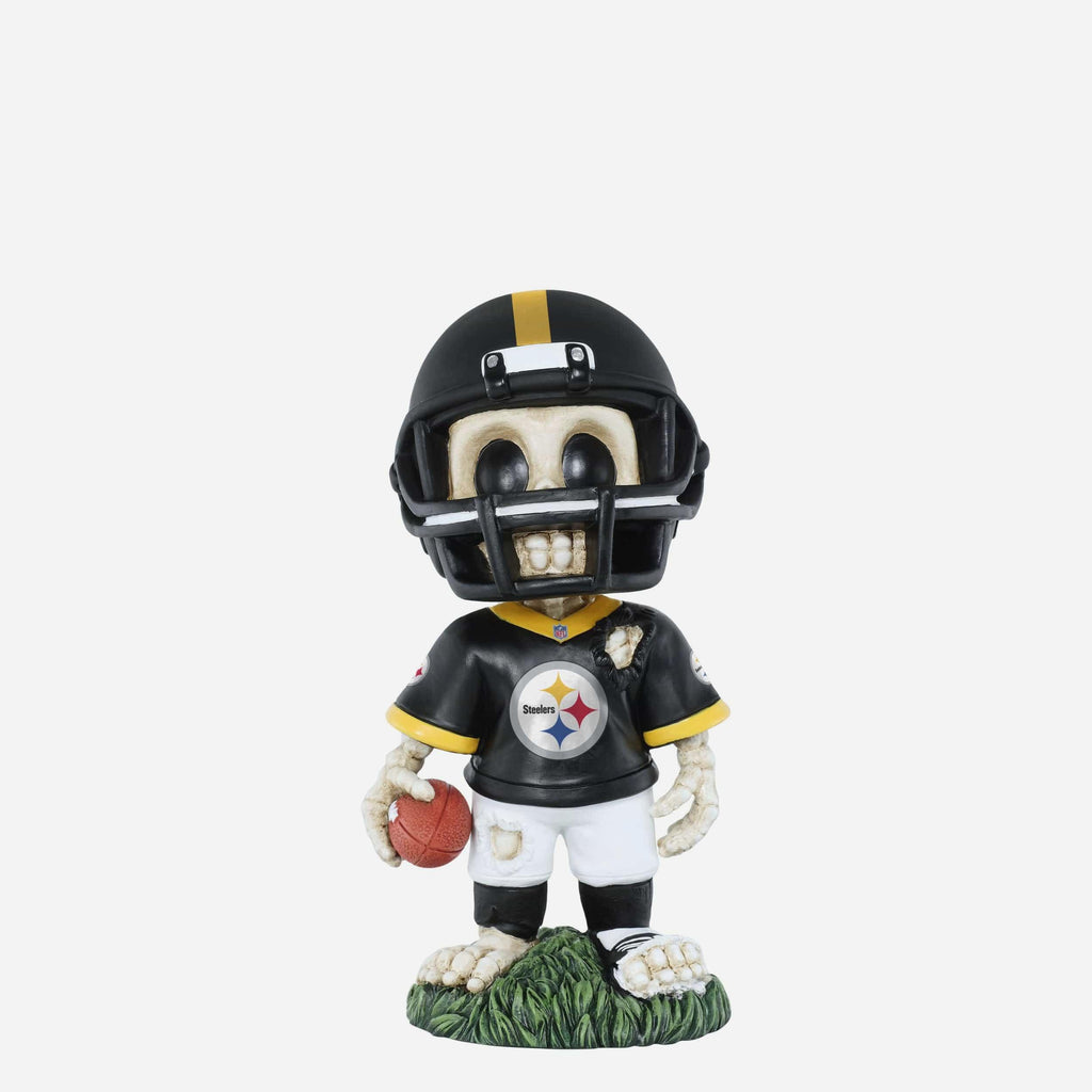 Pittsburgh Steelers Team Skull Mini Bobblehead FOCO - FOCO.com