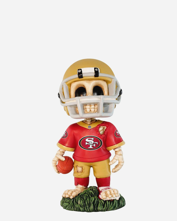 San Francisco 49ers Team Skull Mini Bobblehead FOCO - FOCO.com