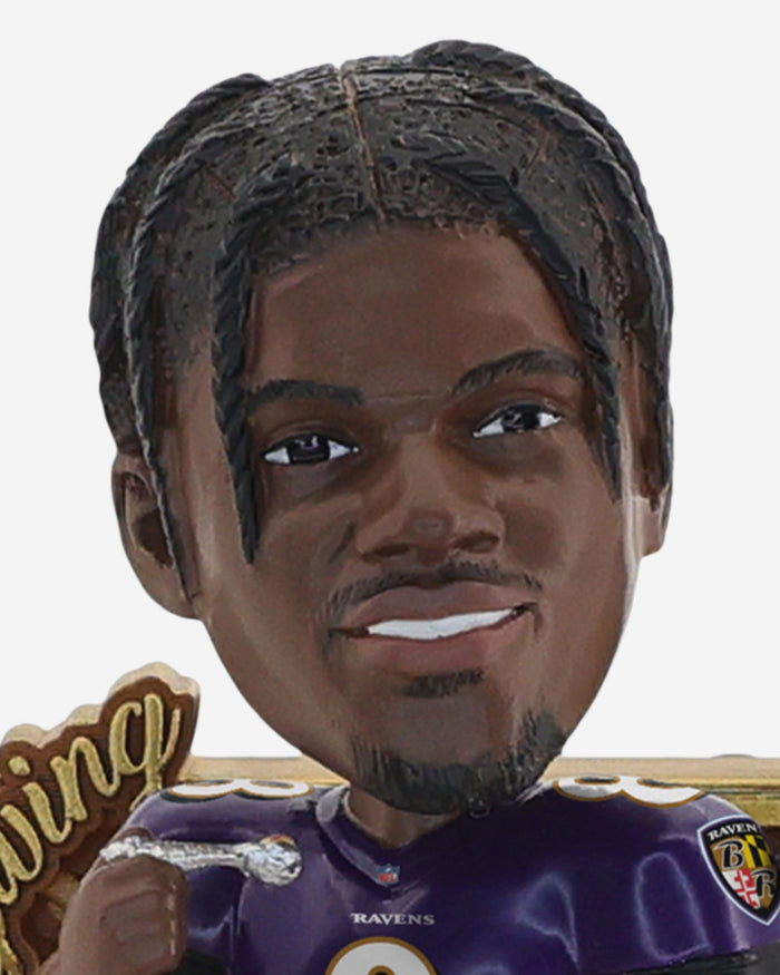 Lamar Jackson Baltimore Ravens Thanksgiving Day Bobblehead FOCO - FOCO.com