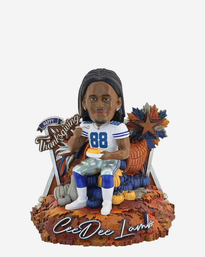 CeeDee Lamb Dallas Cowboys Thanksgiving Day Bobblehead FOCO - FOCO.com