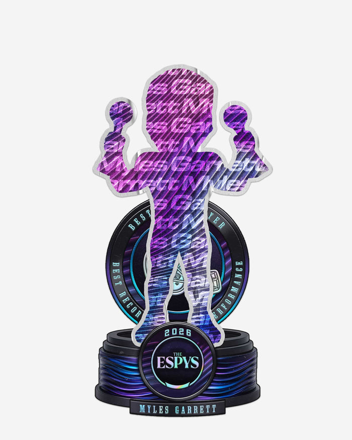 Myles Garrett Cleveland Browns 2026 ESPY Awards Best NFL Player & Best Record-Breaking Performance Mini Bobblehead