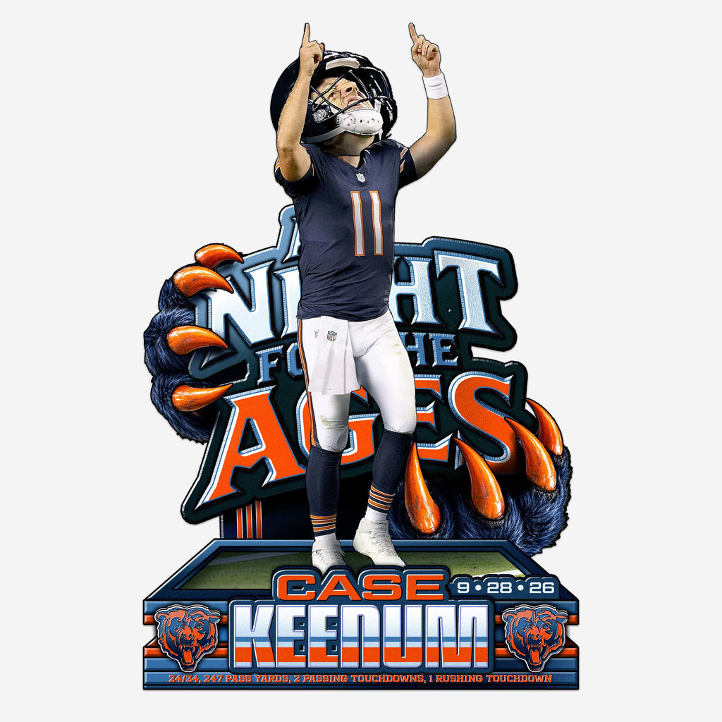 Case Keenum Chicago Bears Night of The Ages Bobblehead